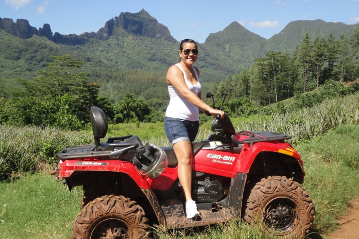 ATV tour moorea